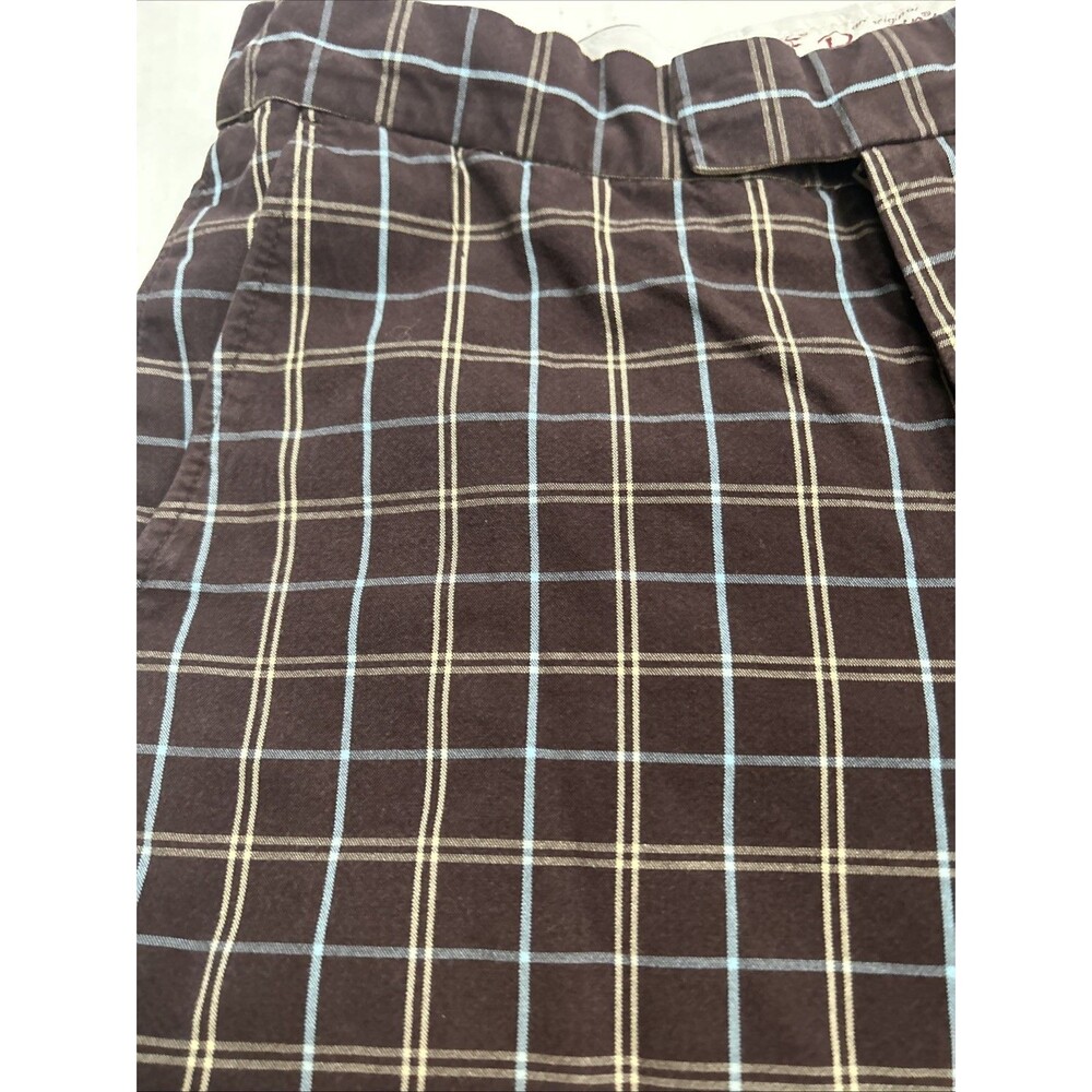 Original Penguin Men's Shorts Brown Plaid Size 30 - Picture 8 of 16